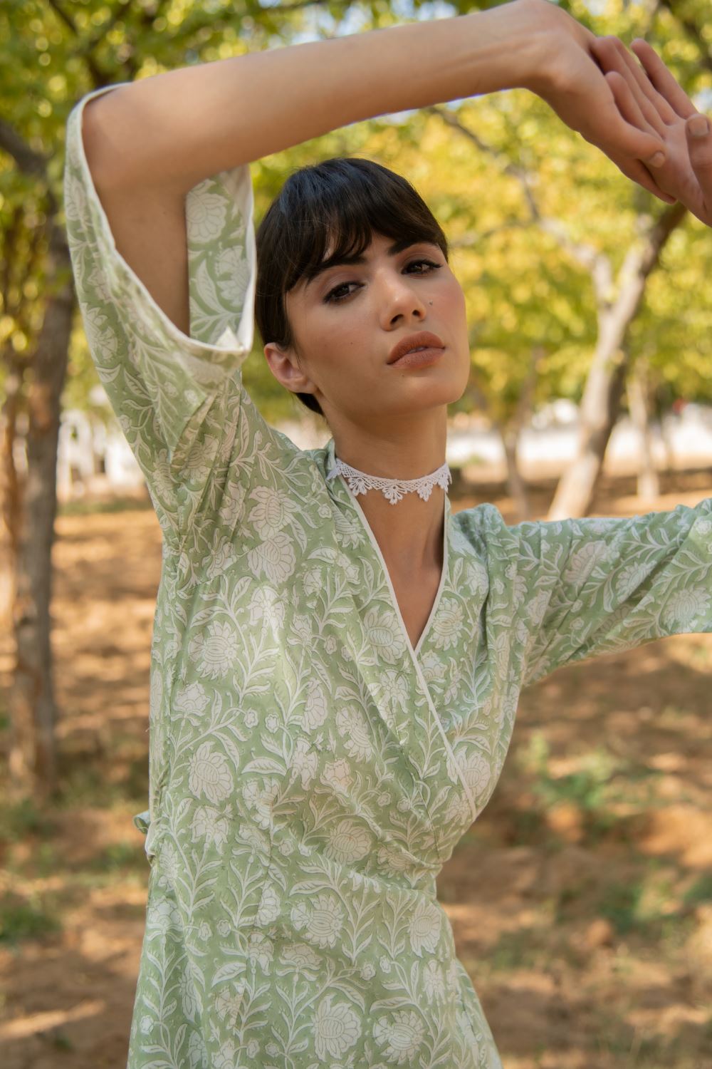 Greener days wrap dress Fashion Marche