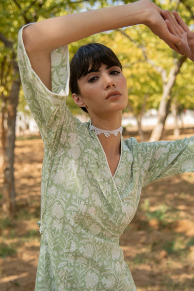 Greener days wrap dress Fashion Marche