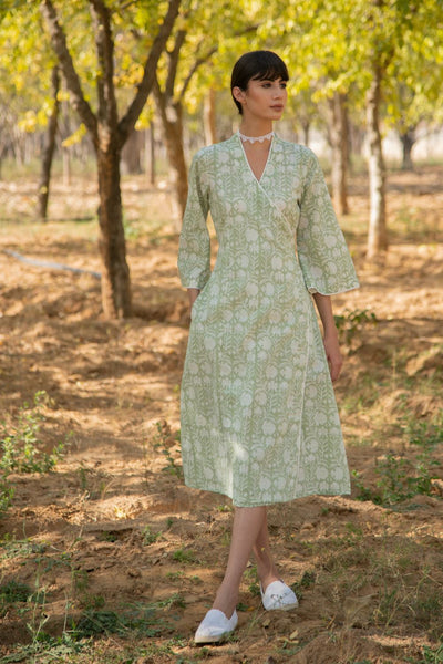 Greener days wrap dress Fashion Marche