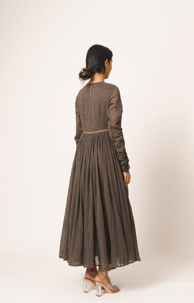 Grey Aayat Anarkali Fashion DOT