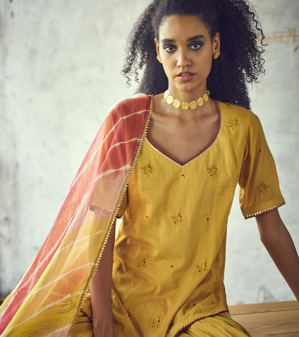 Halda Sharara Set Fashion Khara Kapas