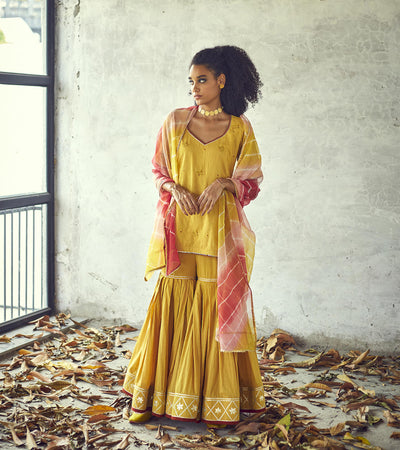 Halda Sharara Set Fashion Khara Kapas