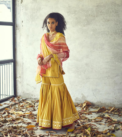 Halda Sharara Set Fashion Khara Kapas