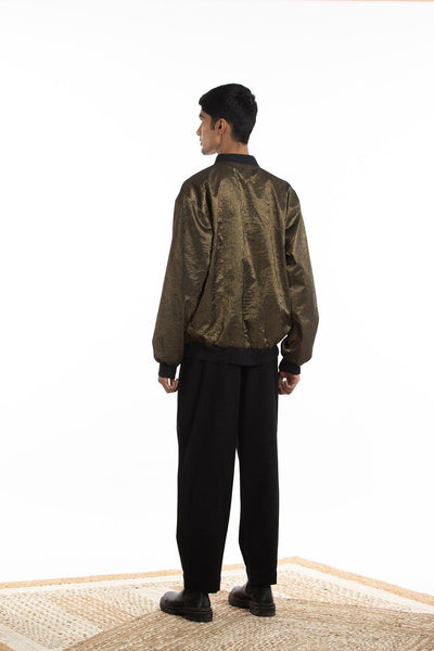 Handwoven Bomber Jacket Co-ord Basic Shirt Trouser Men Akaaro Men 