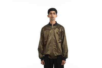 Handwoven Bomber Jacket Co-ord Basic Shirt Trouser Men Akaaro Men 