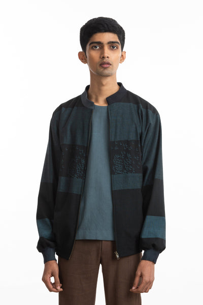 Handwoven Bomber Jacket Co-ord Basic Shirt Trouser Men Akaaro Men 