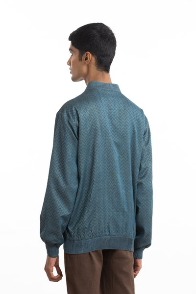 Handwoven Bomber Jacket Co-ord Basic Shirt Trouser Men Akaaro Men 