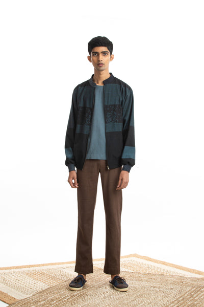 Handwoven Bomber Jacket Co-ord Basic Shirt Trouser Men Akaaro Men 