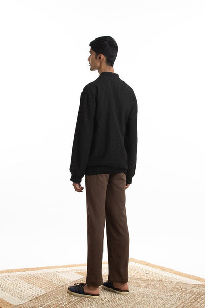 Handwoven Bomber Jacket Co-ord Basic Shirt Trouser Men Akaaro Men 