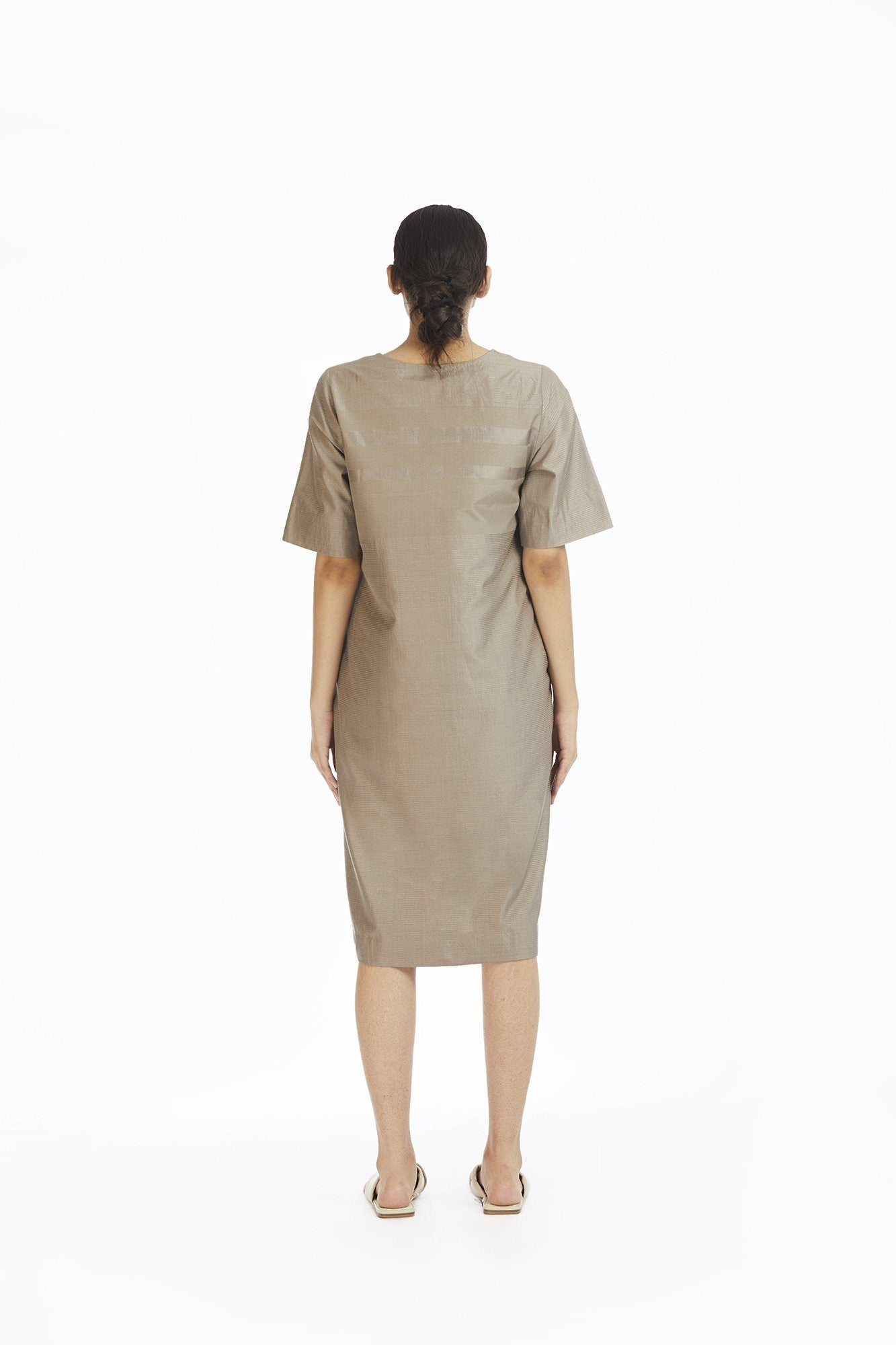 Handwoven Engineered Mudpie Shift Dress Fashion Akaaro