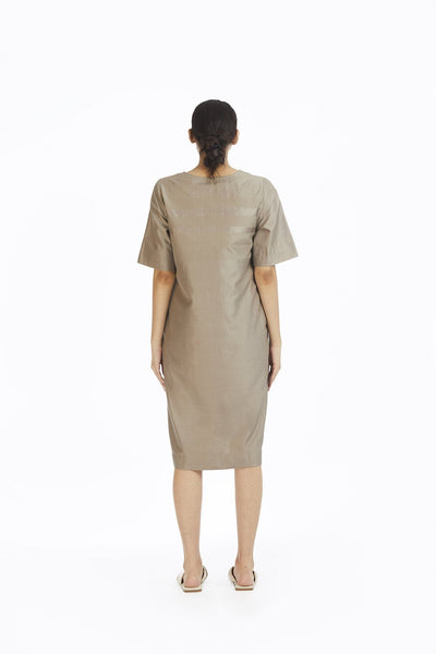 Handwoven Engineered Mudpie Shift Dress Fashion Akaaro
