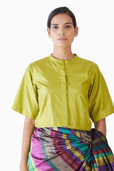 Handwoven Multi Colored Kinji Palla Saree Fashion Akaaro 