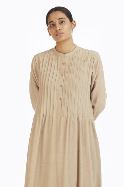 Handwoven Pintuck Bamboo Dress Fashion Akaaro