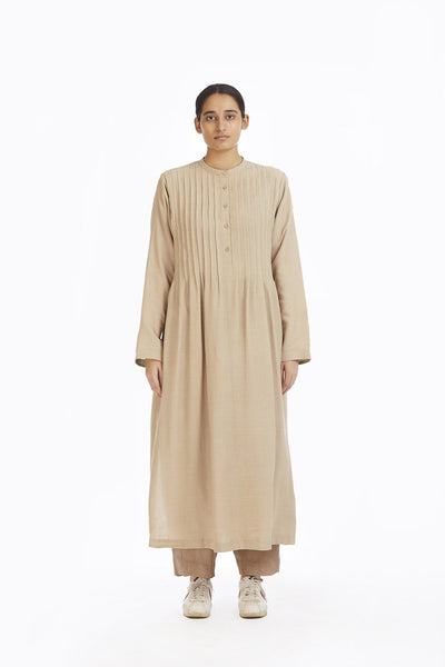 Handwoven Pintuck Bamboo Dress Fashion Akaaro