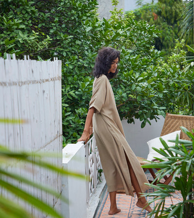 Hazel Kaftan Fashion Khara Kapas