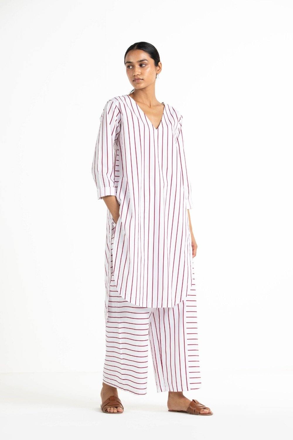 High Waist Bottom Stripe Fashion THREE