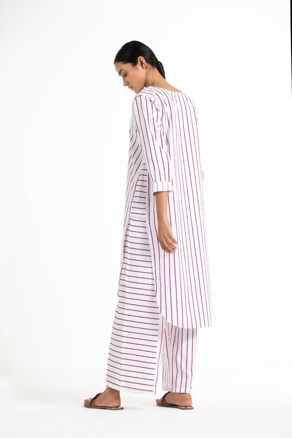 High Waist Bottom Stripe Fashion THREE