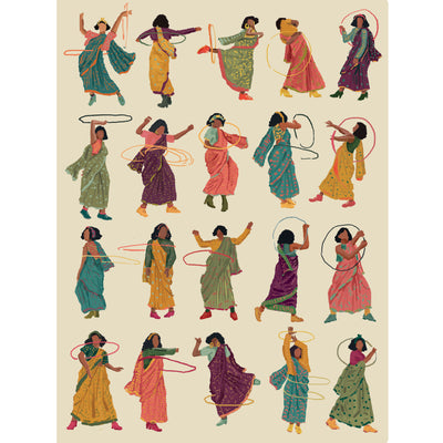Hula in a Sari (Colour 3)