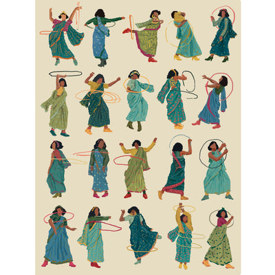 Hula in a Sari (Colour 4)