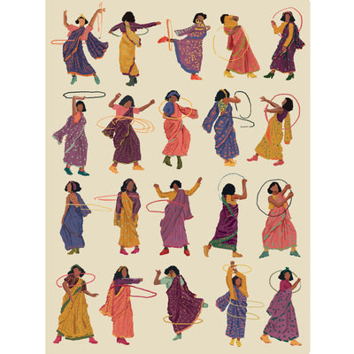 Hula in a Sari (Colour 5)