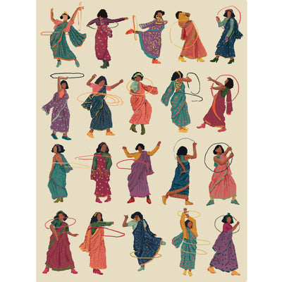 Hula in a Sari (Colour 6)
