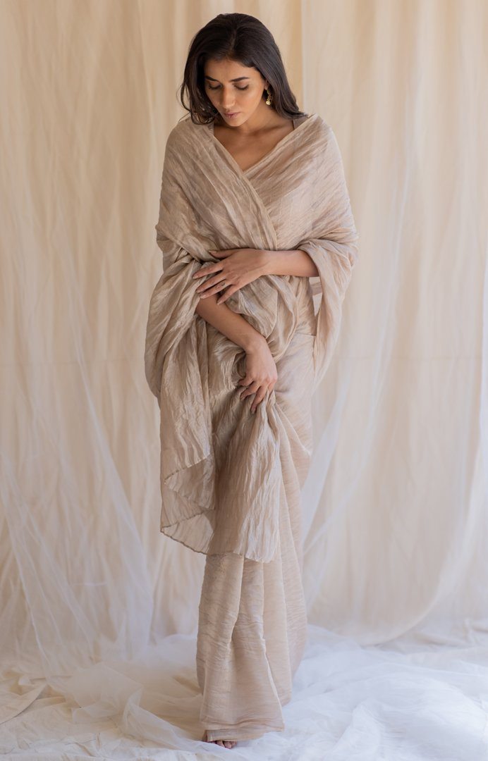 Inara Tissue Saree & Blouse Fashion Nirjara