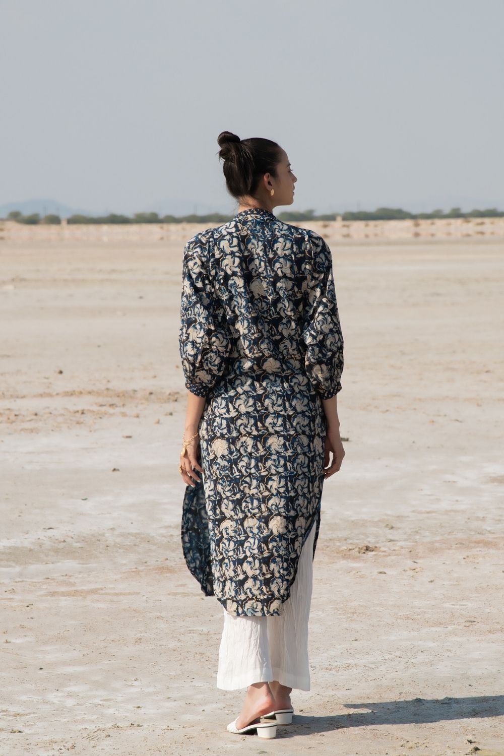 Indigo Orchid Kurta Set Fashion Marche