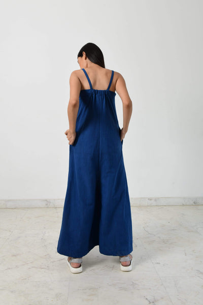Indigo Strappy Jumpsuit Fashion Rias