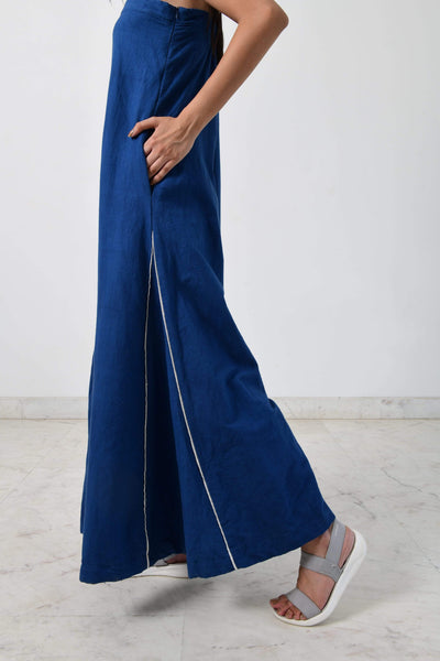 Indigo Strappy Jumpsuit Fashion Rias