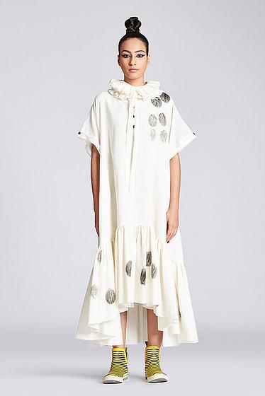 Ivory Dress Fashion Chola