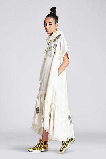 Ivory Dress Fashion Chola