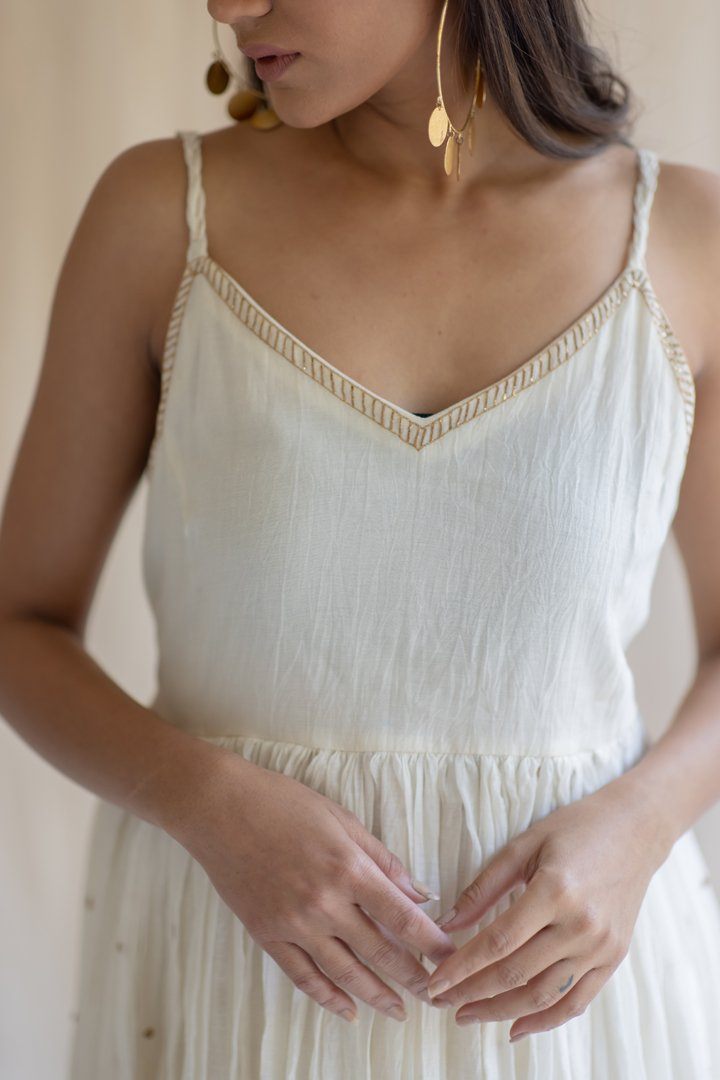 Ivory Nasim Jama Fashion Nirjara