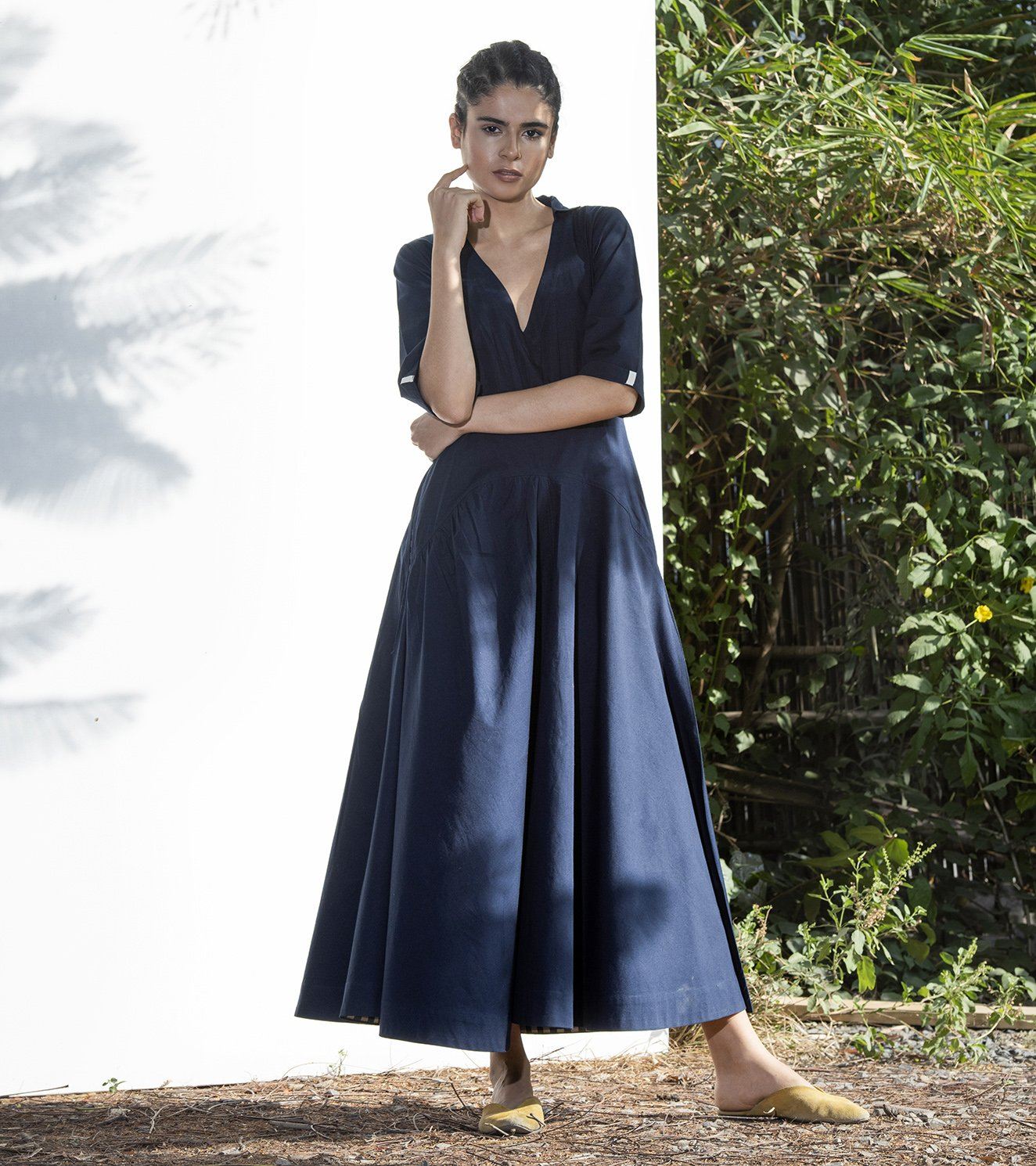 Jacaranda Blue Long Dress Fashion Khara Kapas