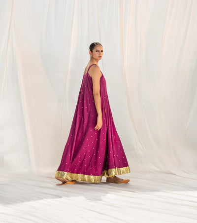 Jamun Flared Maxi Fashion Khara Kapas
