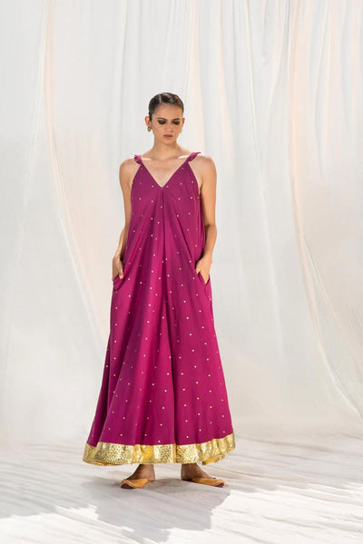 Jamun Flared Maxi Fashion Khara Kapas