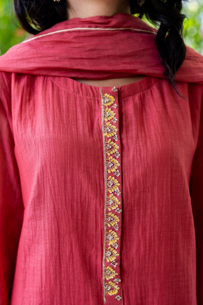 Juanita-Featuring Handwoven Chanderi Kurta Set with Resham Zari Fashion Juanita 