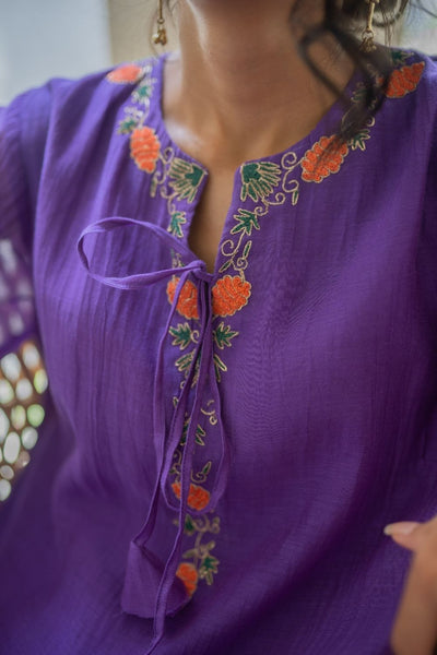 Juanita- Featuring Handwoven Chanderi Kurta with Resham & Dabka Fashion Juanita 