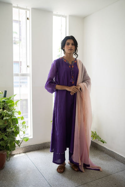 Juanita- Featuring Handwoven Chanderi Kurta with Resham & Dabka Fashion Juanita 