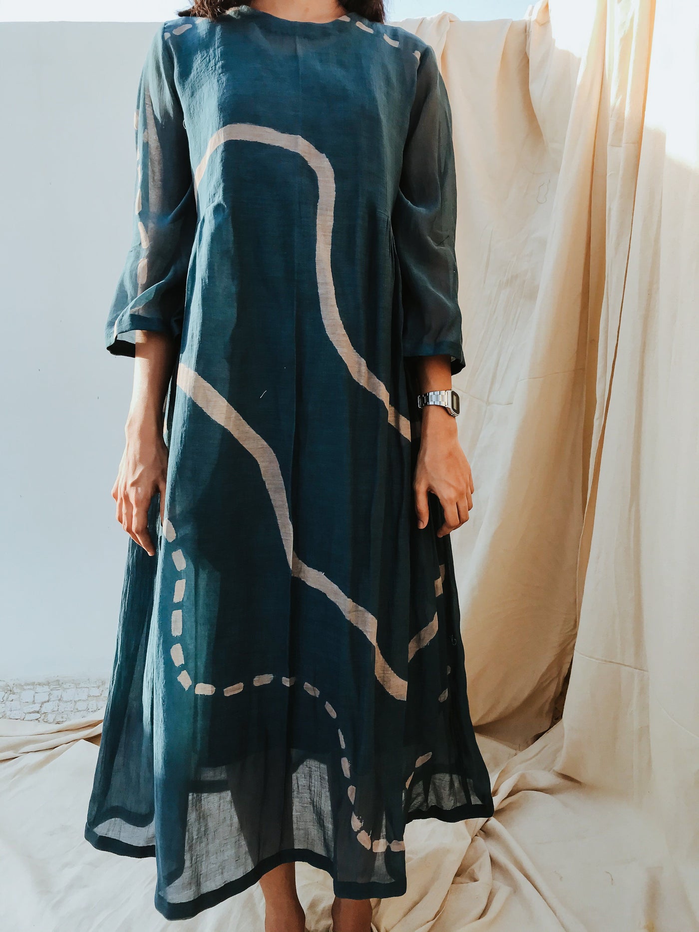 Kara Dress Indigo Fashion Nirjara