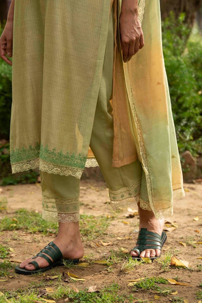 Kumud Light Green Kurta Set Fashion Priti Prashant 