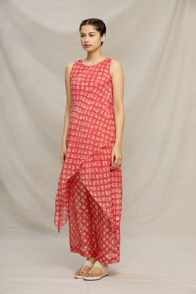 LAAL BATIK DOUBLE BIAS BOAT NECK TUNIC Fashion MYOHO 