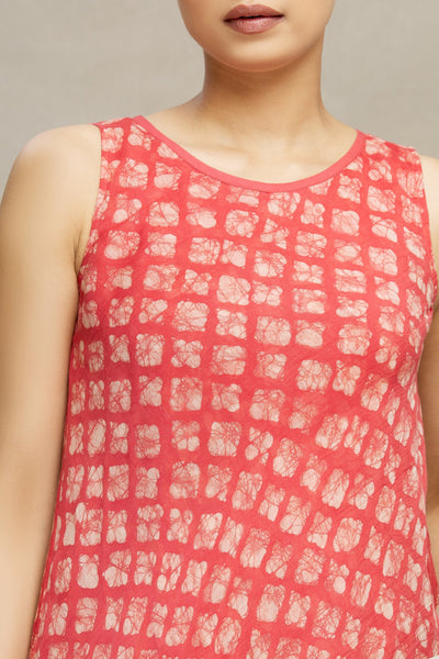 LAAL BATIK DOUBLE BIAS BOAT NECK TUNIC Fashion MYOHO 