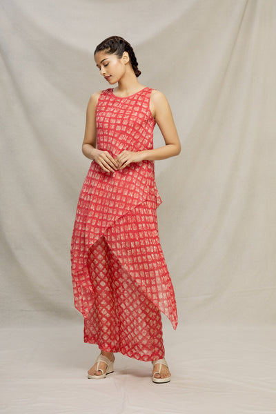 LAAL BATIK DOUBLE BIAS BOAT NECK TUNIC Fashion MYOHO 