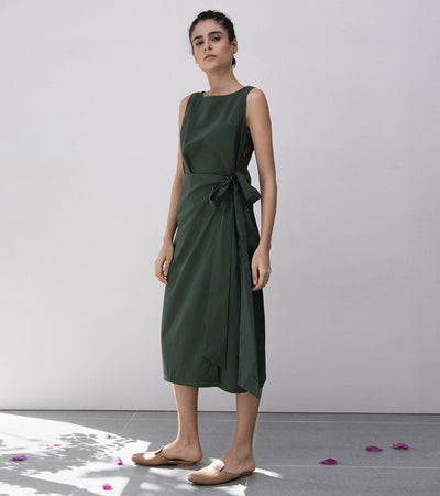 Lady Fern Midi Dress Fashion Khara Kapas