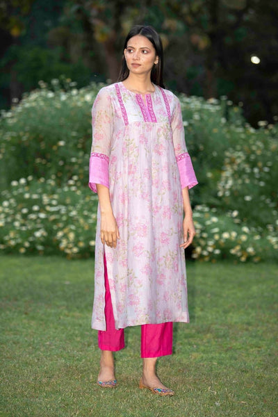 Lavender Lilac Kurta Set Fashion Priti Prashant 
