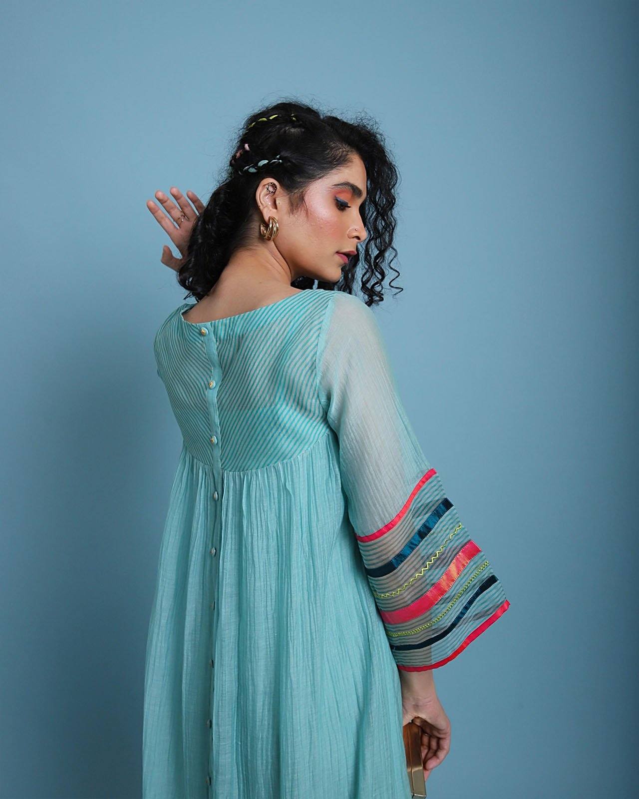 Life in Pink Center Puckering dress Fashion Rajiramniq