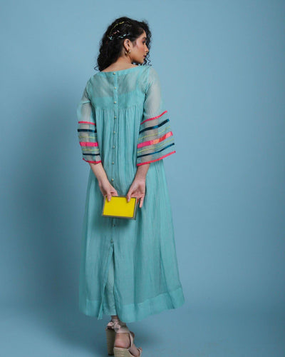 Life in Pink Center Puckering dress Fashion Rajiramniq