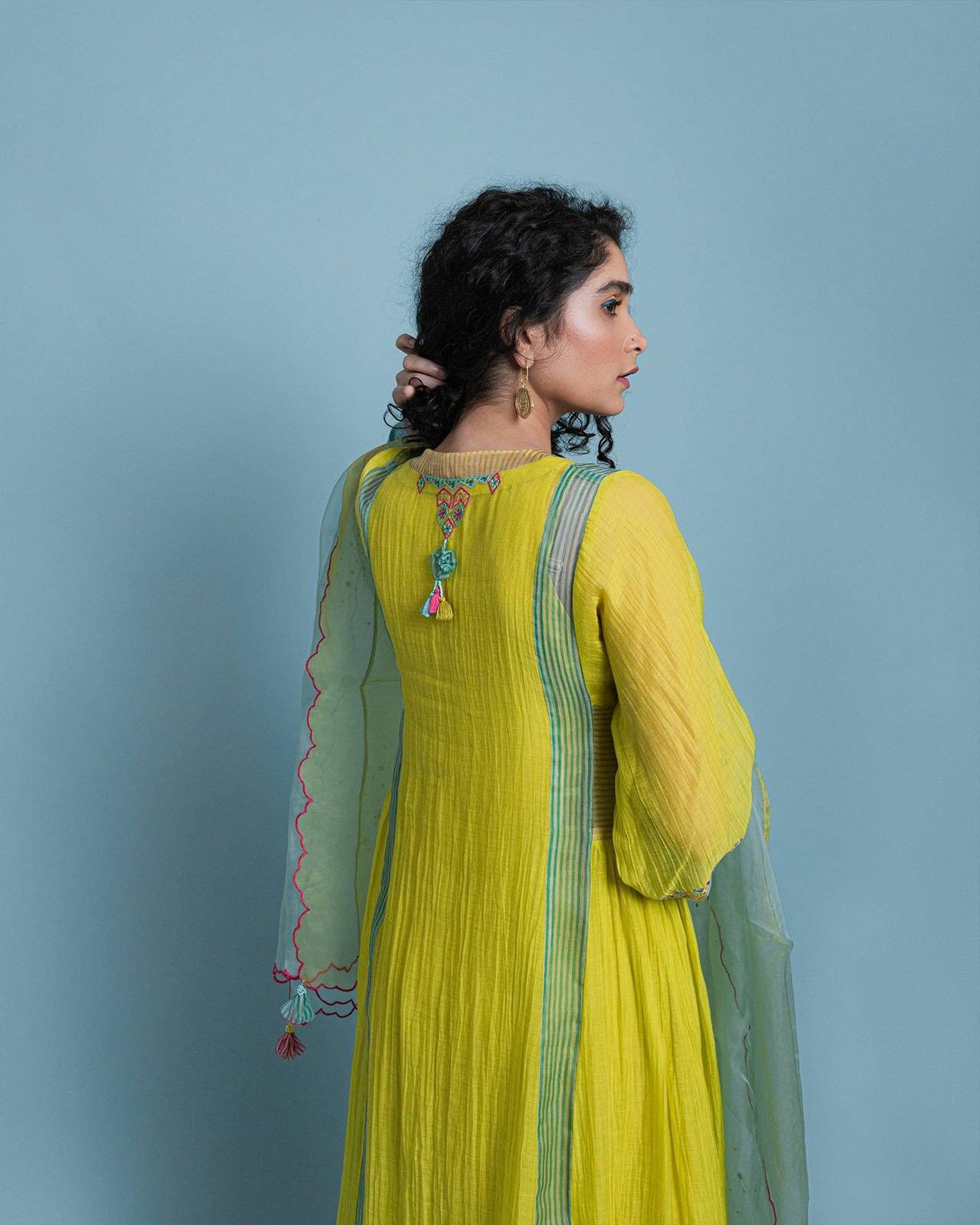Life in Pink side puckering Kurta Set Fashion Rajiramniq