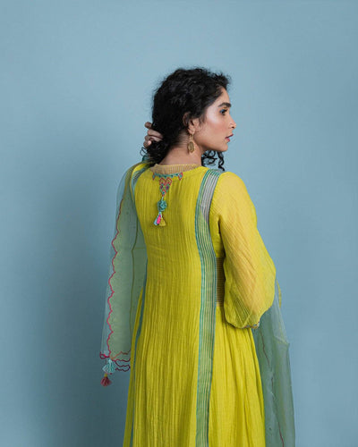 Life in Pink side puckering Kurta Set Fashion Rajiramniq