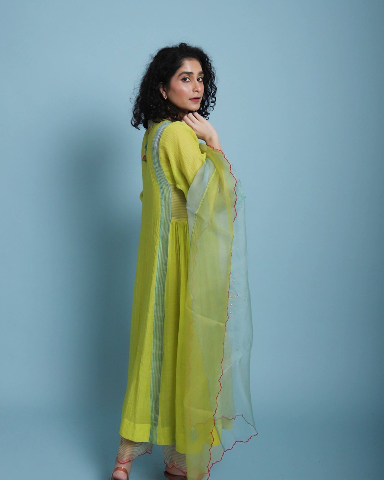 Life in Pink side puckering Kurta Set Fashion Rajiramniq